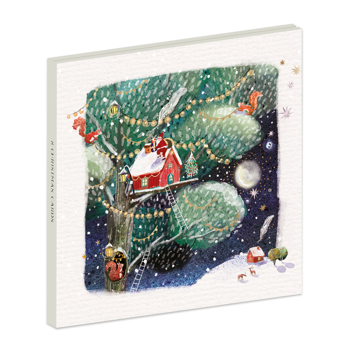 Wallet Style Christmas Tree House Card