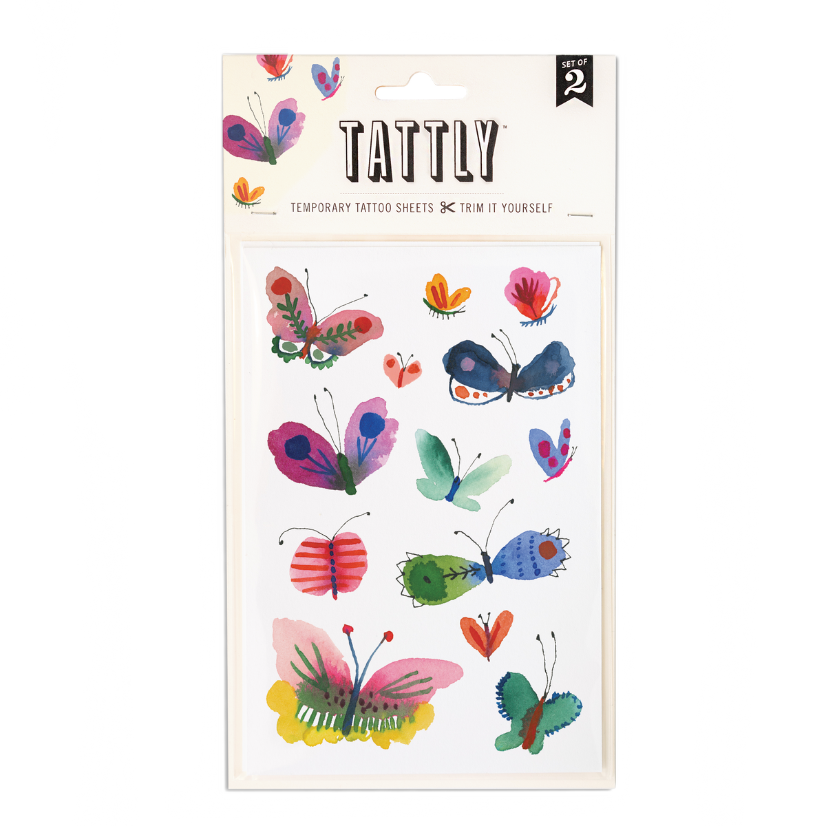 Tattly - Butterfly Frenzy Tattoo Sheets