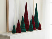 Your Heart's Content - Cones Velvet Extra Large, Christmas 2025 Tree Decor, Mantel