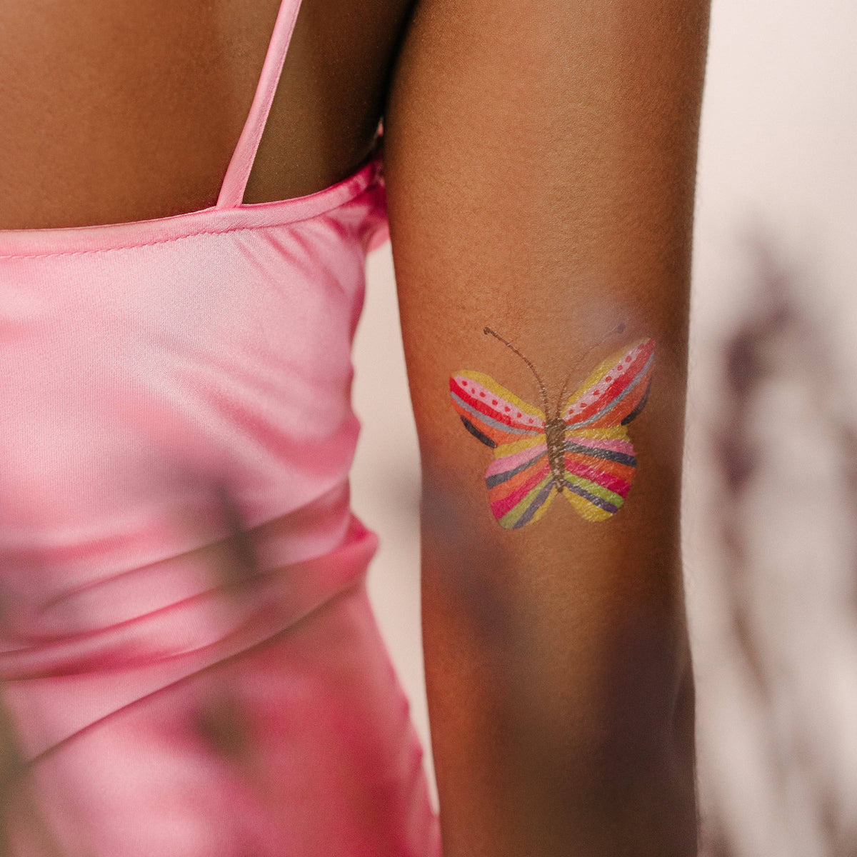 Tattly - Fluttering Colors Tattoo Set