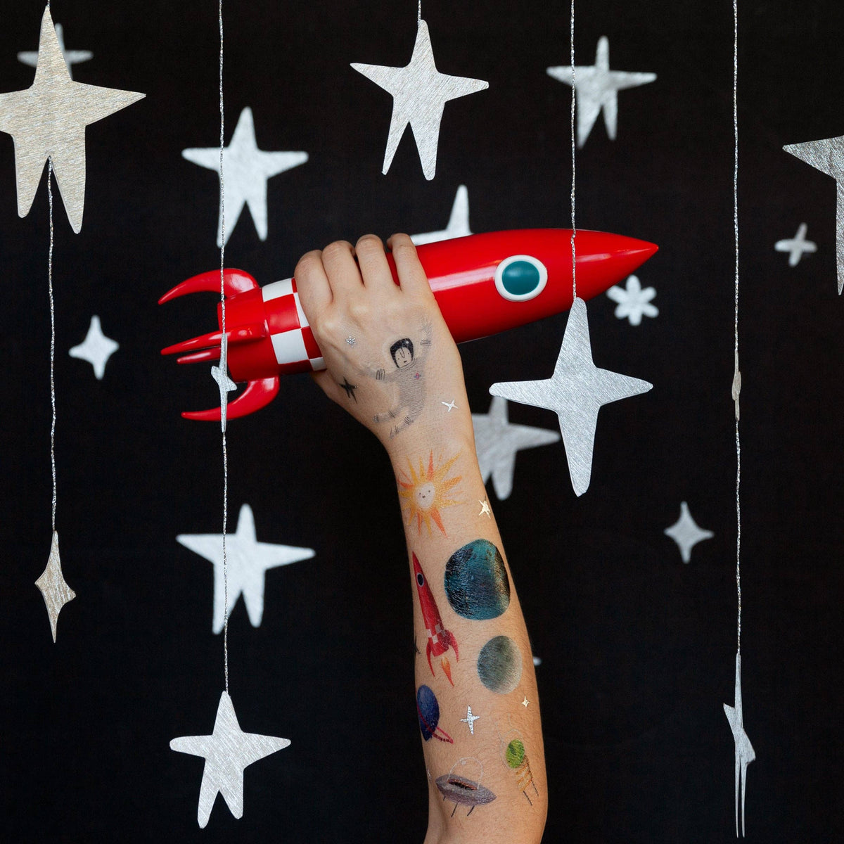 Tattly - Space Explorer Tattoo Set