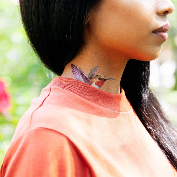 Tattly - Hummingbird Tattoo Pair