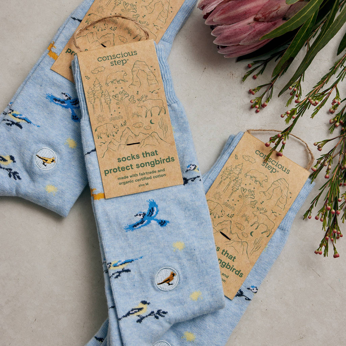 Conscious Step - Socks that Protect Songbirds