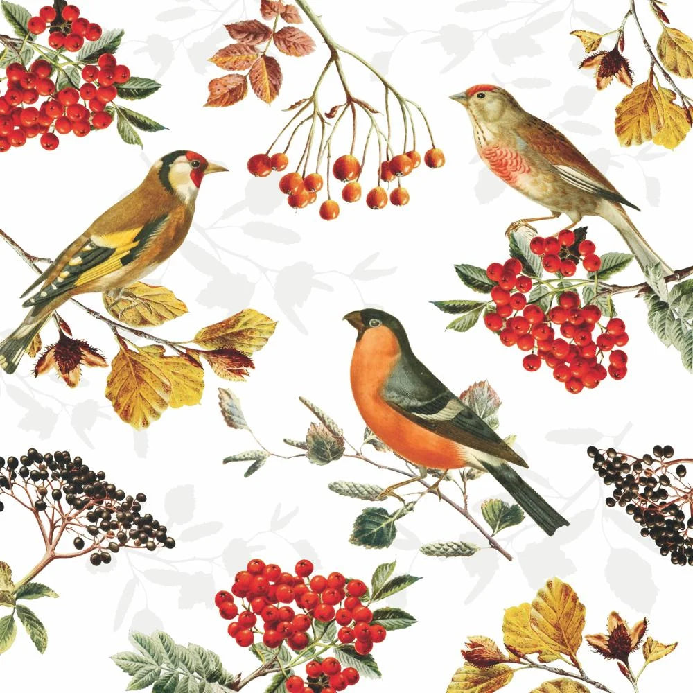 Autumn Birds Luncheon Napkins
