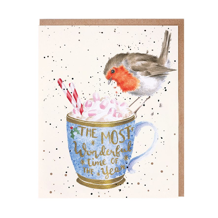 Wrendale Winter Mug Card