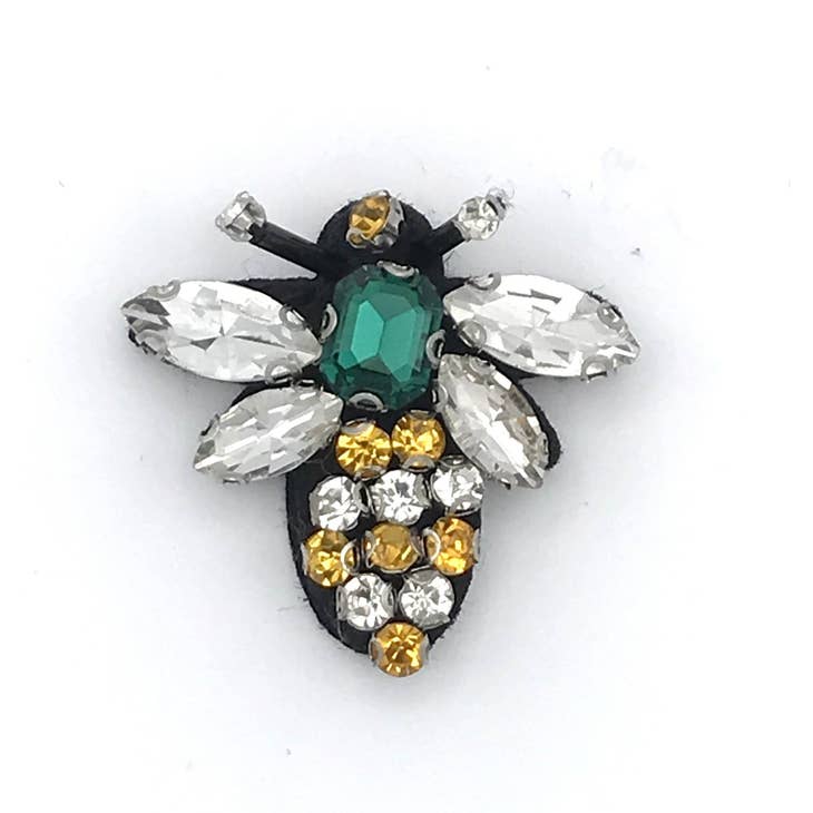 Queen Bee Pin in Green