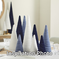 Your Heart's Content - Cones Velvet Medium, Christmas 2025 Tabletop, Mantel, Gift