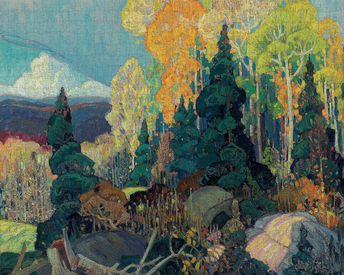 Franklin Carmichael: Autumn Hillside 1000-piece Jigsaw Puzzle