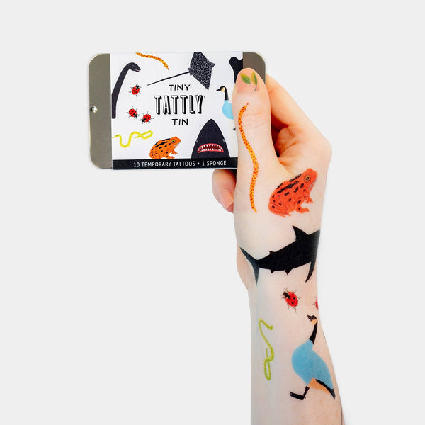 Tattly - Tiny Animal Tattoo Tin