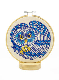 Hook, Line & Tinker  - Boreal Owl Embroidery Kit