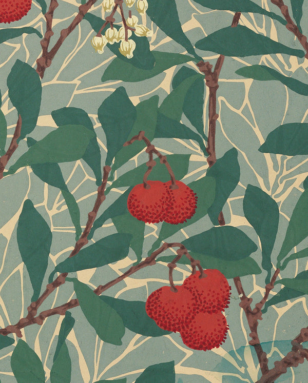 William Morris: Arbutus Pattern Bookmark