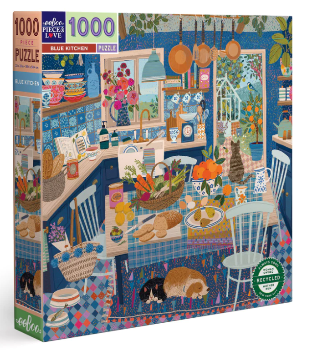 Blue Kitchen 1000 Piece Puzzle