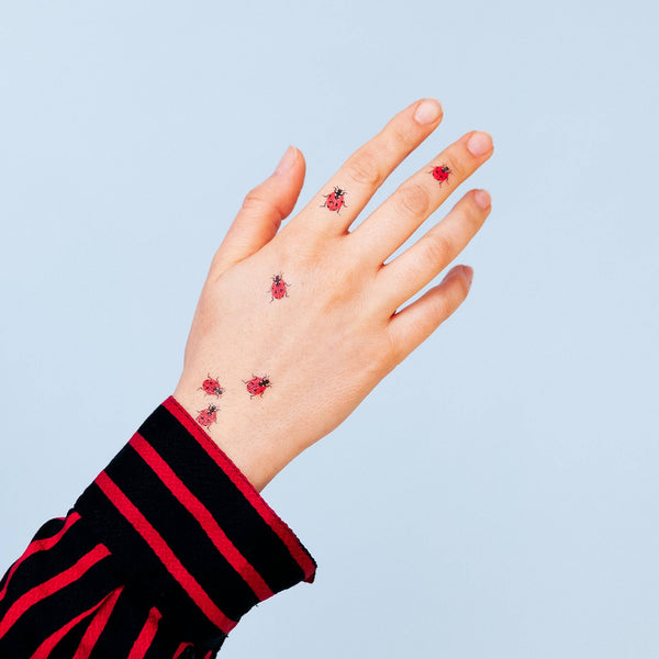 Tattly - Ladybugs Tattoo Pair