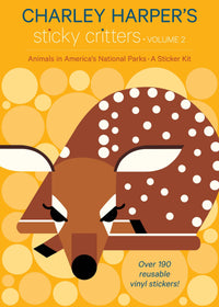 Charley Harper's Sticky Critters, Volume 2: Animal Sticker Set