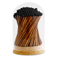 4" Matches in Premium Glass Cloche