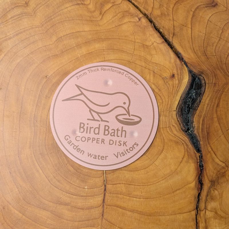 Copper Bird Bath Purification Disk