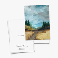 Susannah Bleasby Art - Summer Landscape | Fine Art Greeting Card | Art Card