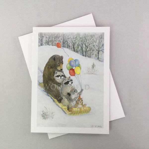 Toboggan Party Notecard
