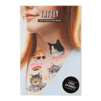 Tattly - Cat Club Tattoo Set