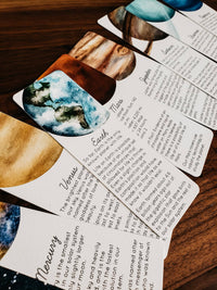 Solar System Bookmarks Pack - Set of 9 Bookmarks