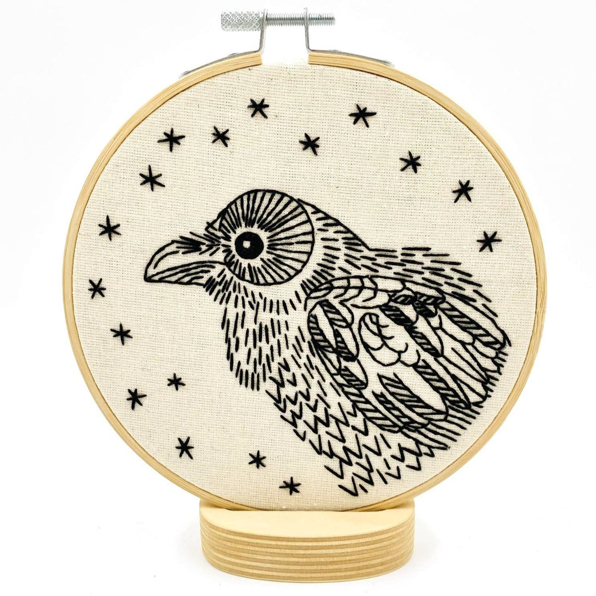 Hook, Line & Tinker - Raven Embroidery Kit