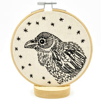 Hook, Line & Tinker - Raven Embroidery Kit