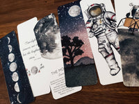 Stephanie Hathaway Designs - Moon Bookmarks Pack, Set of 6 Bookmarks