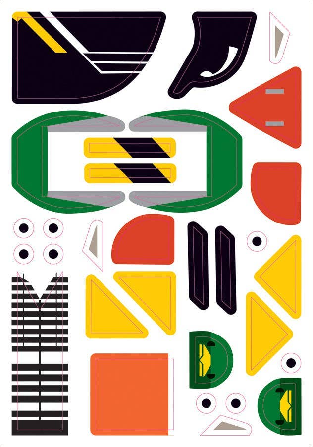 Charley Harper’s Sticky Birds: An Animal Sticker Kit