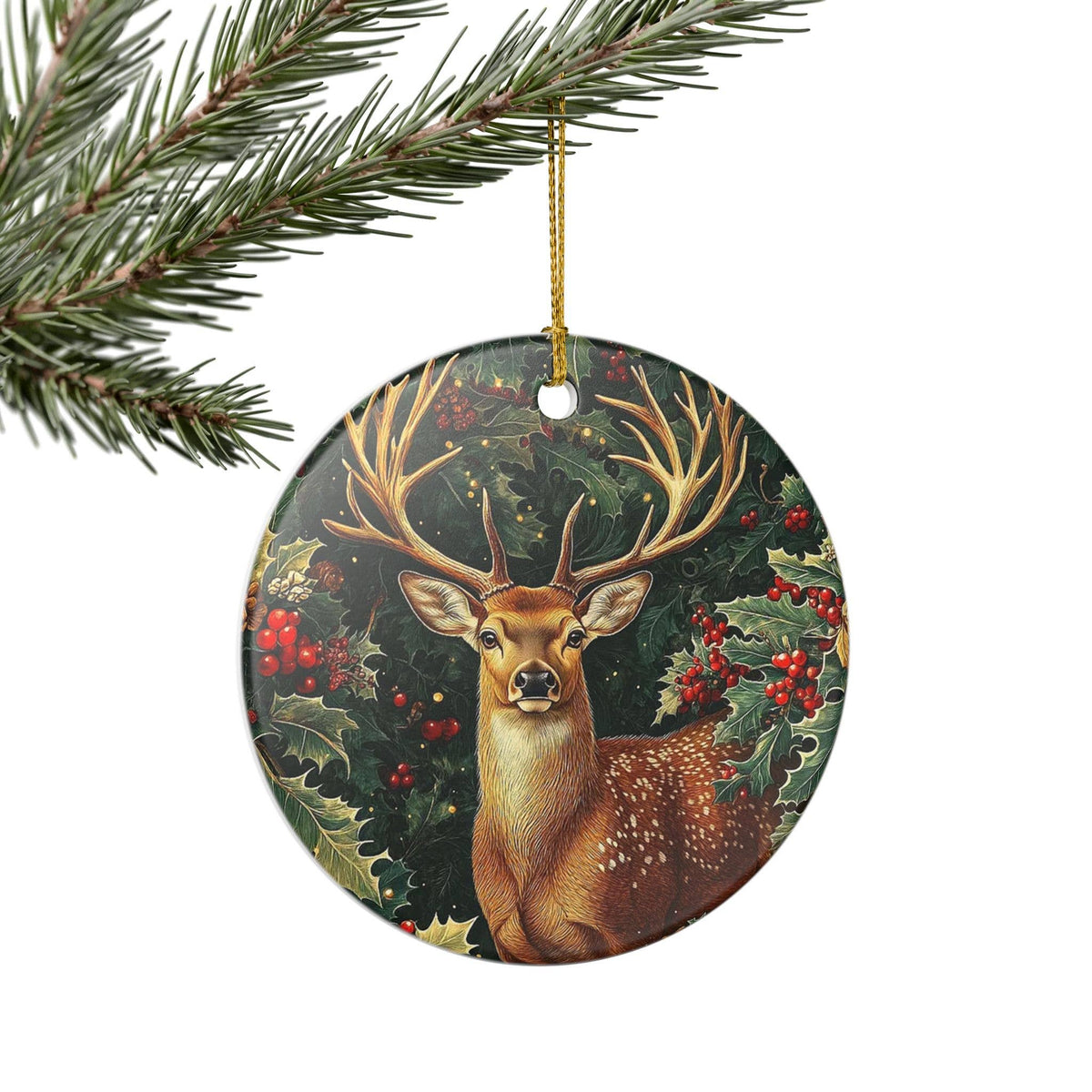 Buck Christmas Ornament