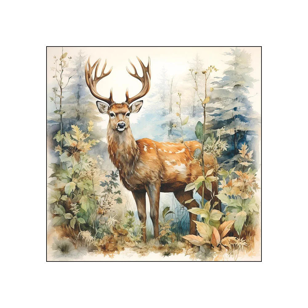 Deer in the Woods Beverage Napkins