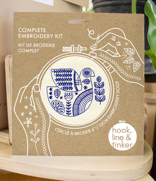 Hook, Line & Tinker - Hygge Dove Complete Embroidery Kit