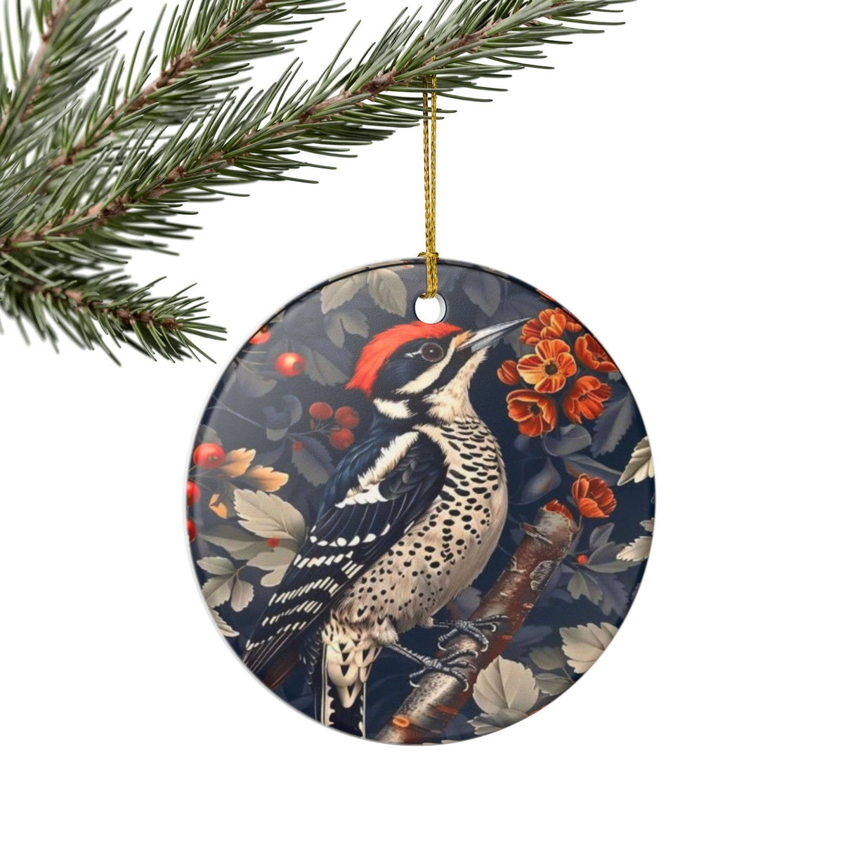 Woodpecker Ornament