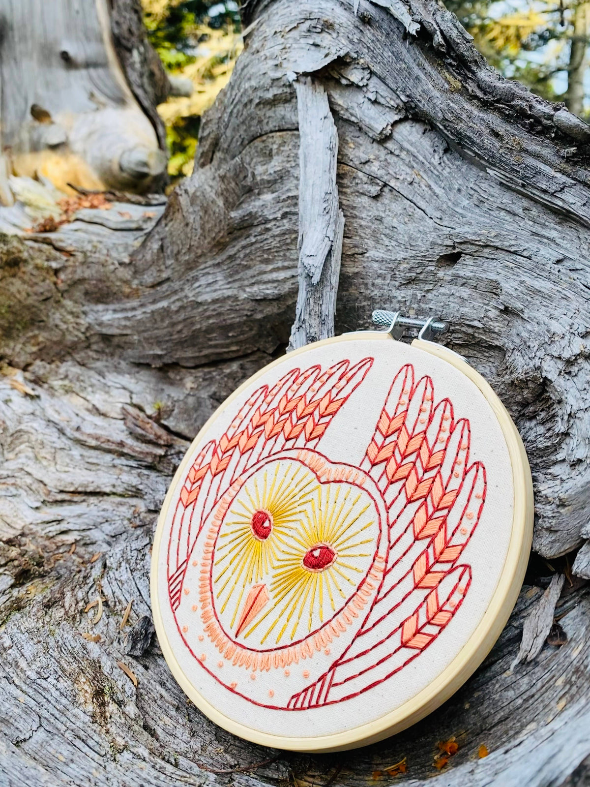 Hook, Line & Tinker - Barn Owl Embroidery Kit