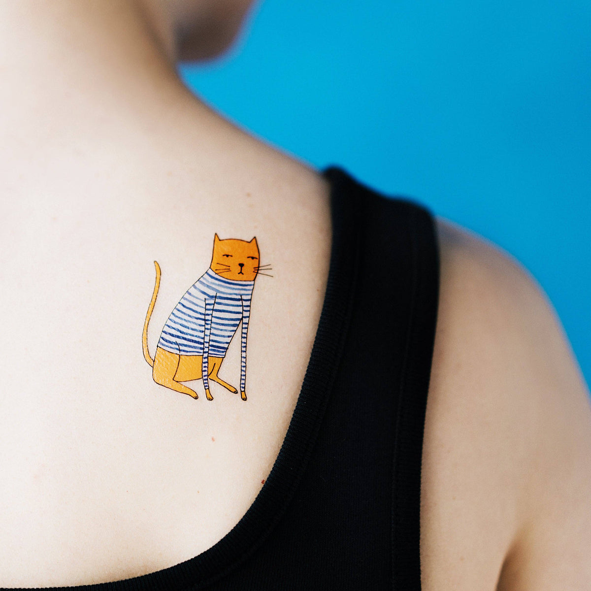 Tattly - Sweater Cat Tattoo Pair