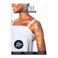 Tattly - Fluttering Colors Tattoo Set