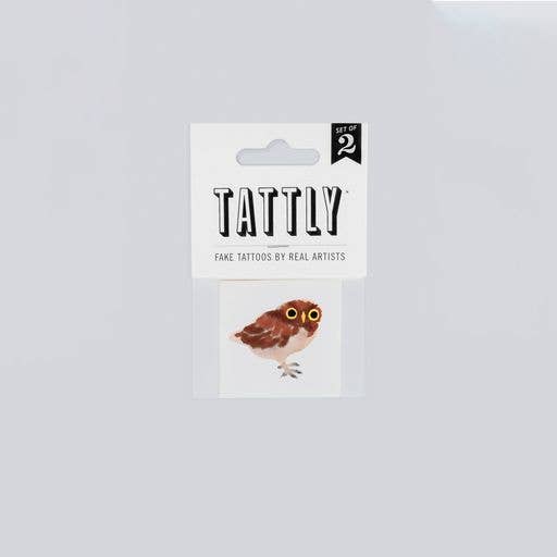 Tattly - Owlet Tattoo Pair