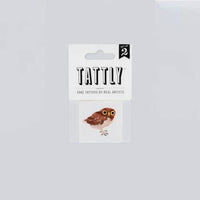 Tattly - Owlet Tattoo Pair