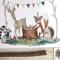 Canyon & Cove - Woodland Birthday Card