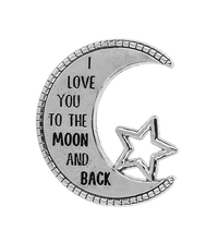 I Love You to the Moon and Back Charms