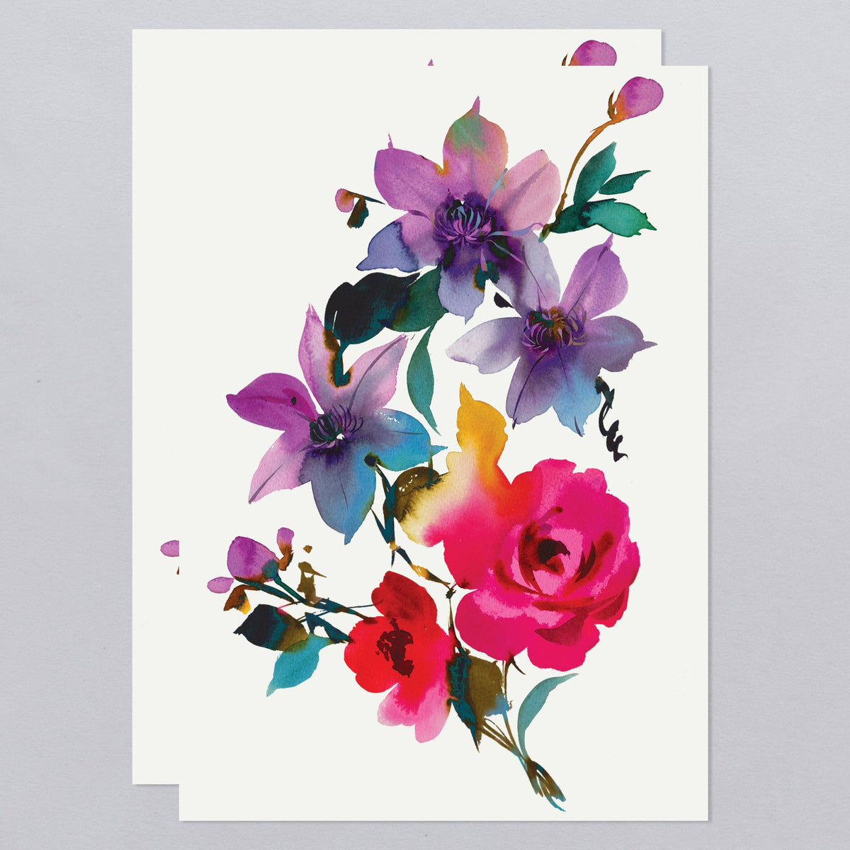 Tattly - Painted Floral Tattoo Sleeve Kit