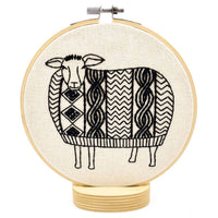 Hook, Line & Tinker - Sweater Weather Sheep Embroidery Kit