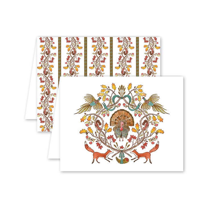 Oakwood Crest Autumn Card