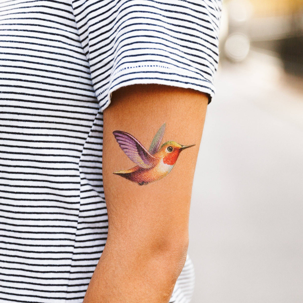 Tattly - Hummingbird Tattoo Pair