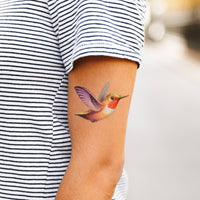 Tattly - Hummingbird Tattoo Pair