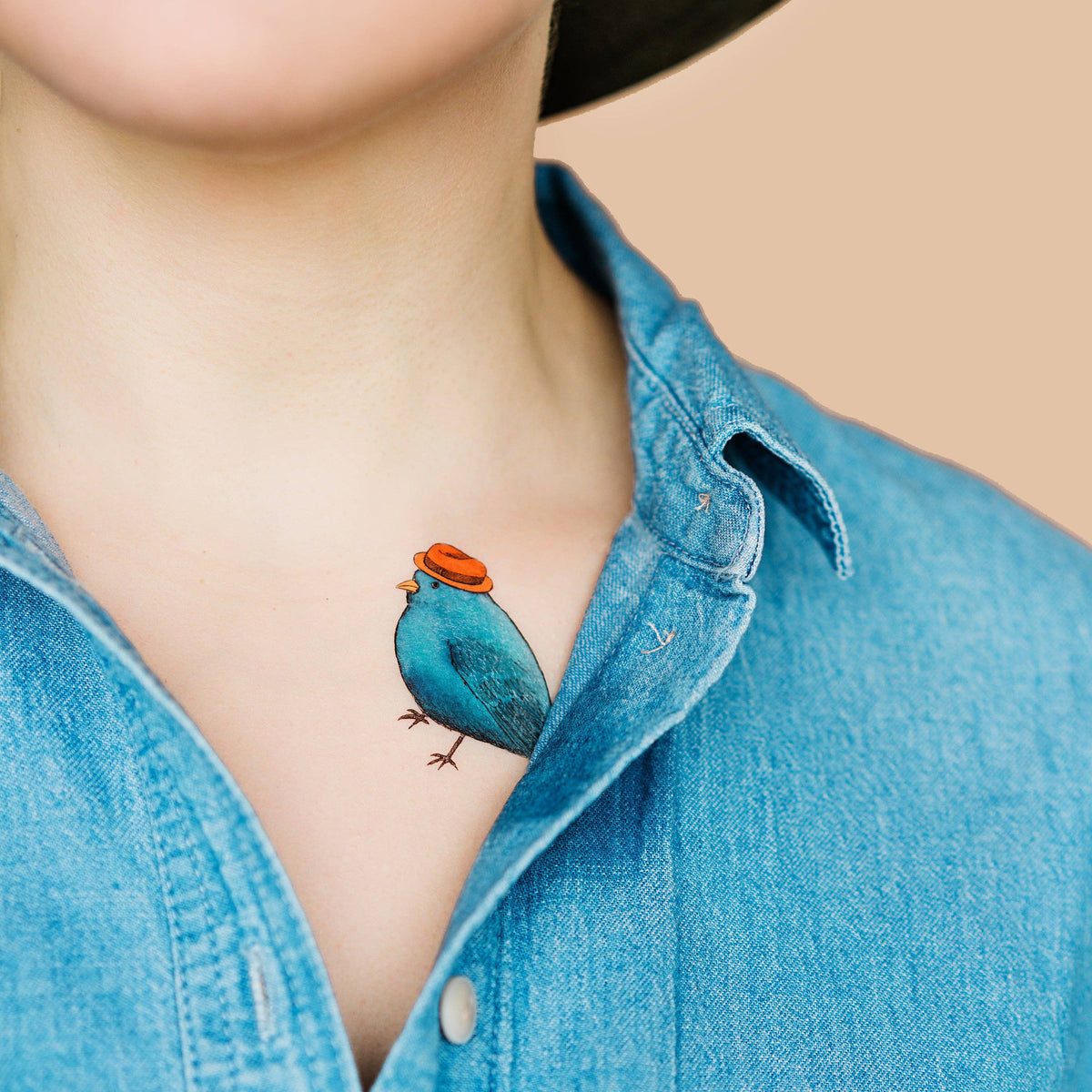Tattly - Business Bird Tattoo Pair