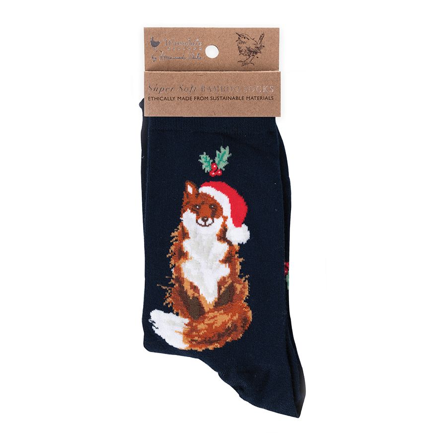 Wrendale Socks - Festive Fox