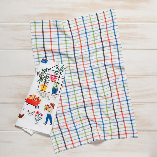 Green Thumb Dishtowels Set of 2
