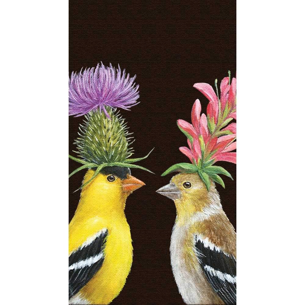 Goldfinch Couple - Guest Towel