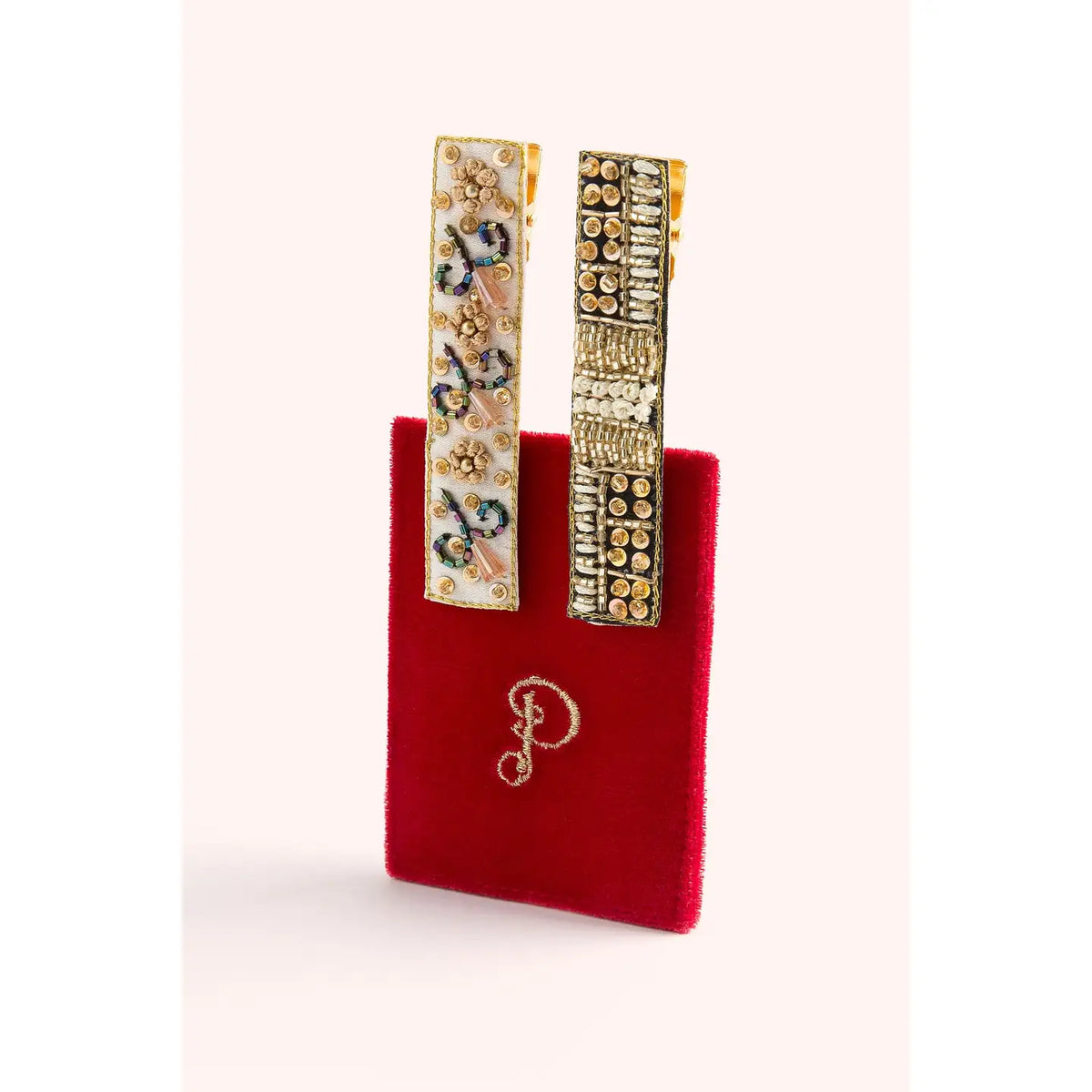 Jewelled Hair Barettes (Set of 2)