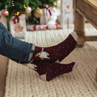 Wrendale Christmas Mens King Penguin Socks